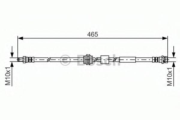 BOSCH 1987481451 Гальмівний шланг