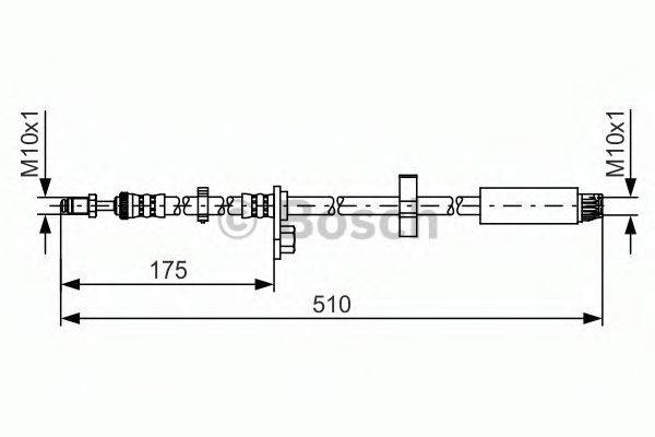 BOSCH 1987481453 Гальмівний шланг