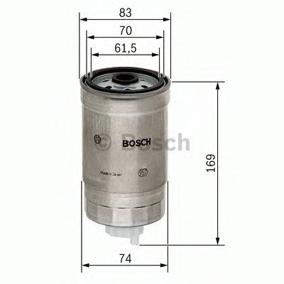 BOSCH 1457434198 Паливний фільтр