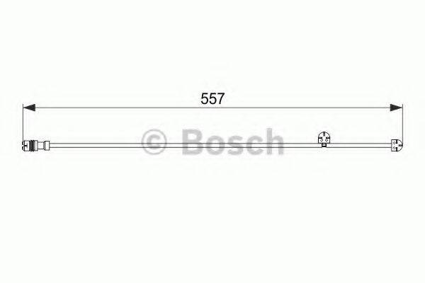 BOSCH 1987474555 Сигналізатор, знос гальмівних колодок