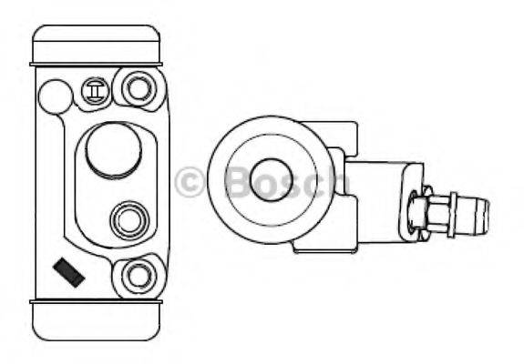 BOSCH F026002382 Колісний гальмівний циліндр