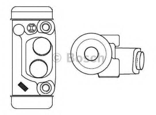 BOSCH F026002383 Колісний гальмівний циліндр