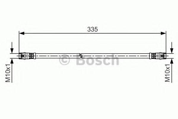 BOSCH 1987481517 Гальмівний шланг