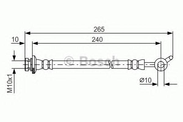 BOSCH 1987481570 Гальмівний шланг