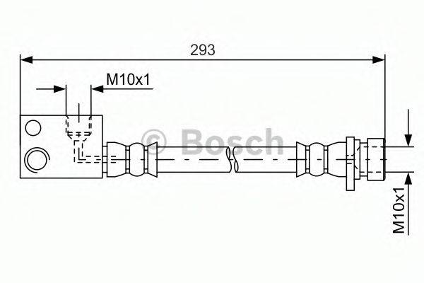 BOSCH 1987481622 Гальмівний шланг