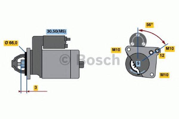 BOSCH 0001106023 Стартер