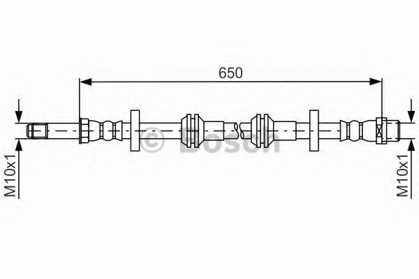 BOSCH 1987481690 Гальмівний шланг