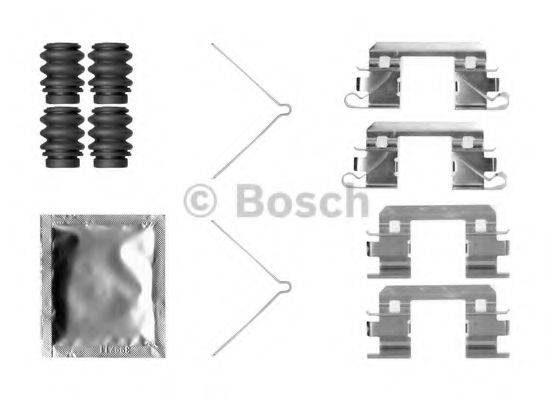 BOSCH 1987474745 Комплектуючі, колодки дискового гальма