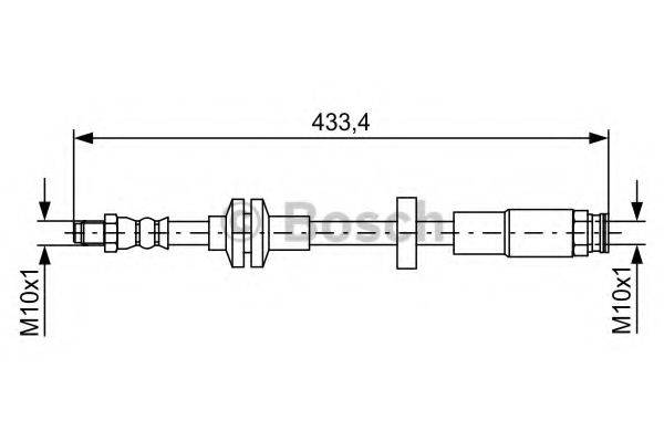 BOSCH 1987481726 Гальмівний шланг