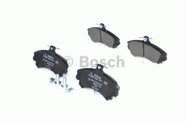 BOSCH 0986424371 Комплект гальмівних колодок, дискове гальмо