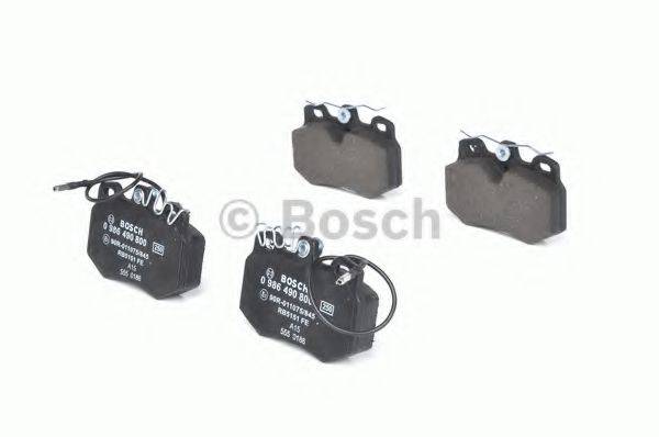 BOSCH 0986490800 Комплект гальмівних колодок, дискове гальмо