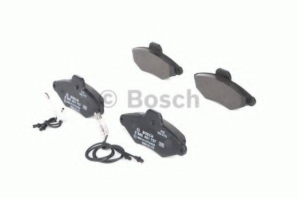 BOSCH 0986461757 Комплект гальмівних колодок, дискове гальмо