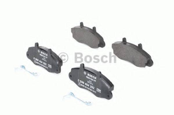 BOSCH 0986494292 Комплект гальмівних колодок, дискове гальмо