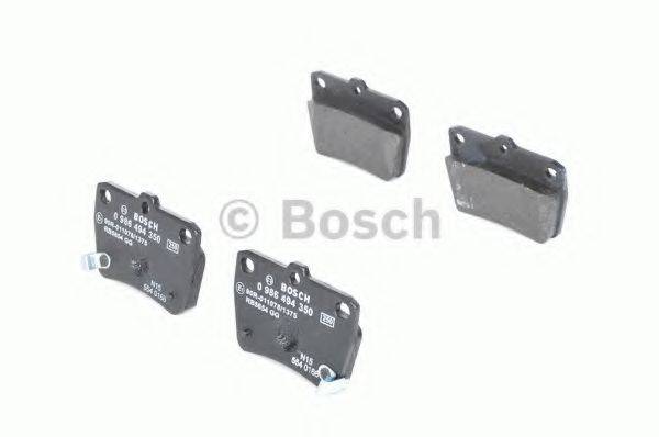 BOSCH 0986494350 Комплект гальмівних колодок, дискове гальмо