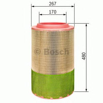 BOSCH F026400249 Повітряний фільтр