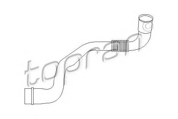 TOPRAN 110333 Шланг, повітровідведення кришки головки циліндра