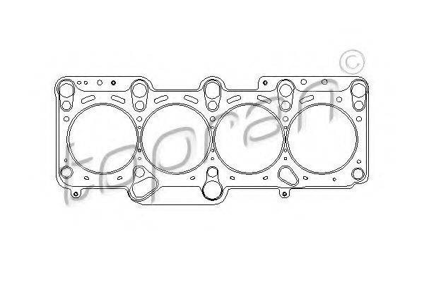 TOPRAN 111943 Прокладка, головка циліндра