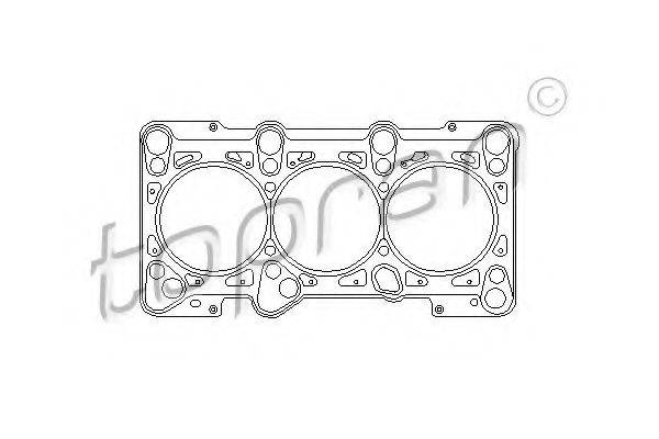 TOPRAN 110986 Прокладка, головка циліндра