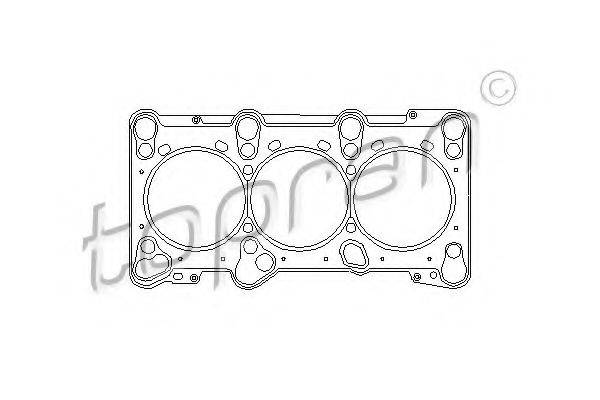 TOPRAN 110985 Прокладка, головка циліндра