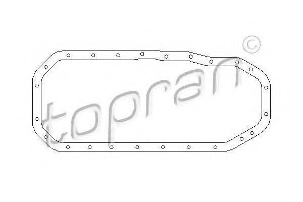 TOPRAN 101029 Прокладка, масляний піддон