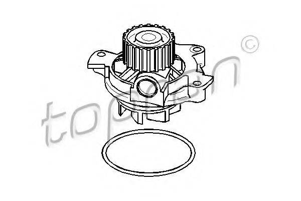 TOPRAN 107344 Водяний насос