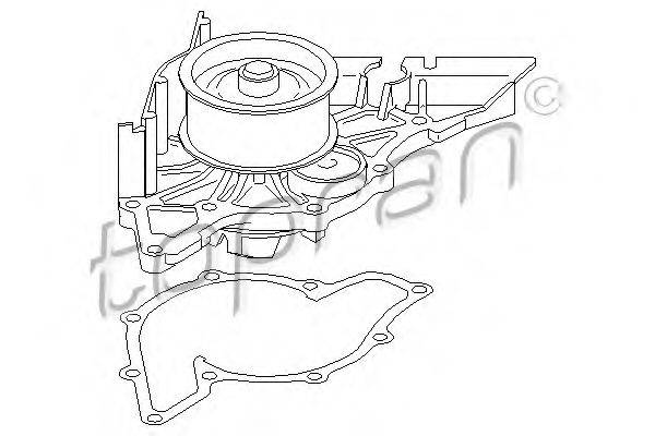 TOPRAN 107817 Водяний насос