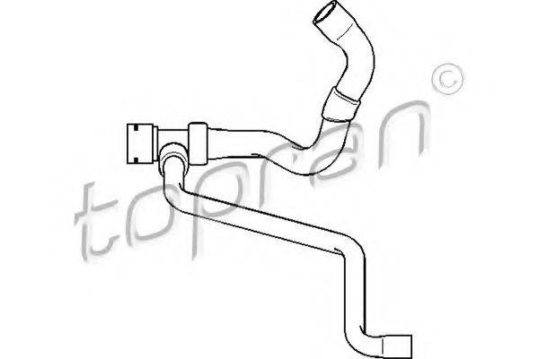TOPRAN 111974 Шланг радіатора