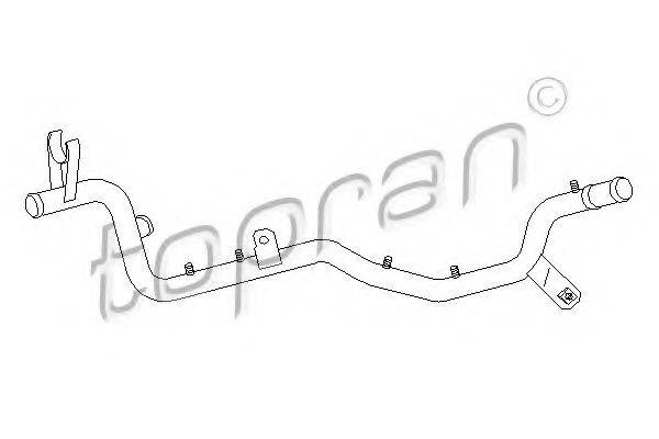TOPRAN 108901 Трубка охолоджувальної рідини