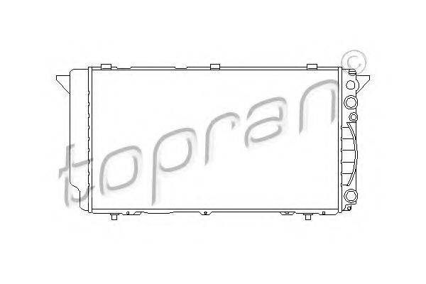 TOPRAN 112295 Радіатор, охолодження двигуна