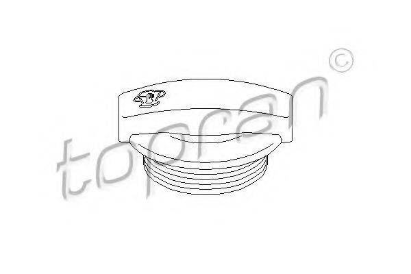 TOPRAN 109345 Кришка, резервуар охолоджувальної рідини