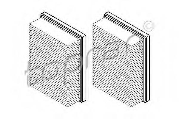 TOPRAN 108674 Повітряний фільтр
