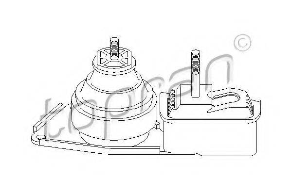 TOPRAN 108509 Підвіска, двигун