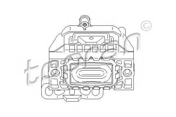 TOPRAN 110759 Підвіска, двигун