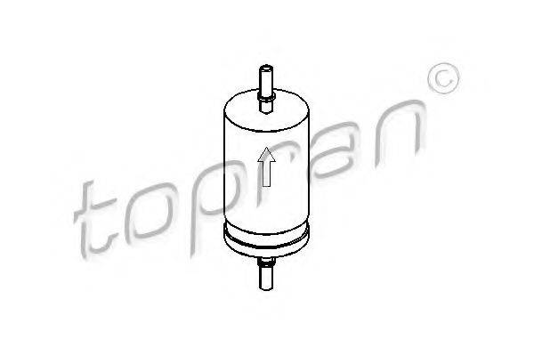 TOPRAN 107693 Паливний фільтр