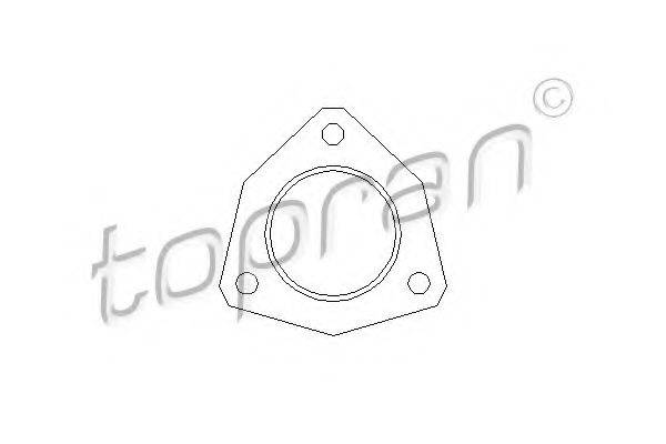 TOPRAN 108178 Прокладка, труба вихлопного газу