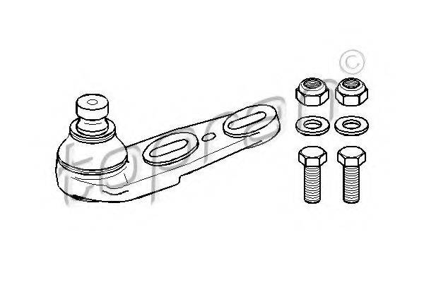 TOPRAN 104312 несучий / напрямний шарнір