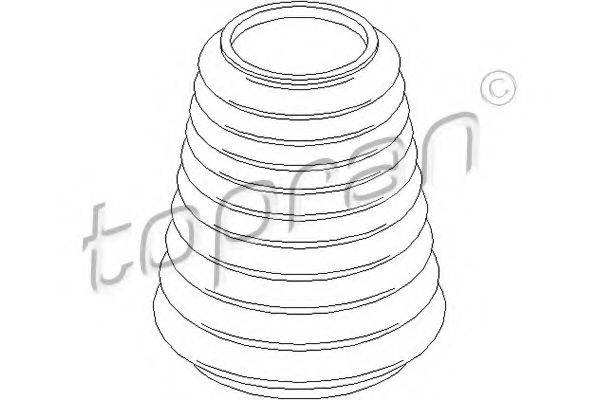 TOPRAN 103619 Захисний ковпак / пильник, амортизатор