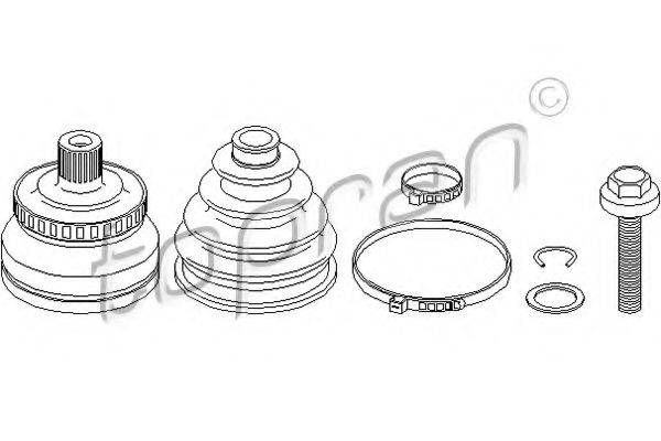 TOPRAN 104335 Шарнірний комплект, приводний вал