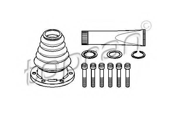 TOPRAN 102815 Комплект пильника, приводний вал