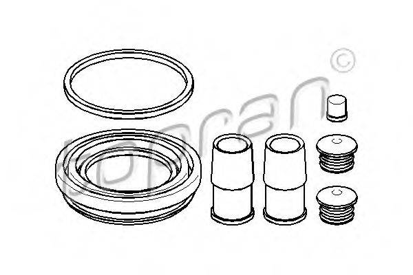 TOPRAN 108345 Ремкомплект, гальмівний супорт
