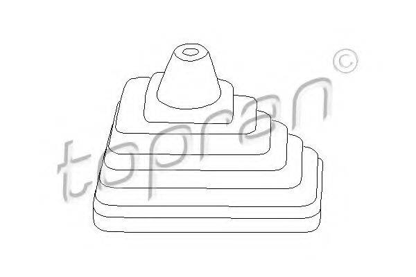 TOPRAN 102844 Обшивка важеля перемикання