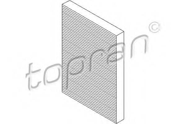 TOPRAN 108617 Фільтр, повітря у внутрішньому просторі