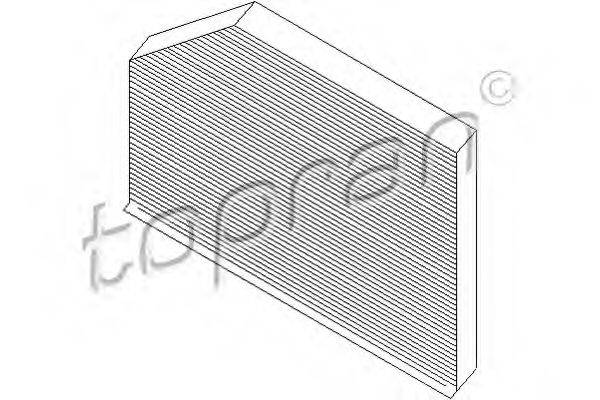 TOPRAN 111123 Фільтр, повітря у внутрішньому просторі