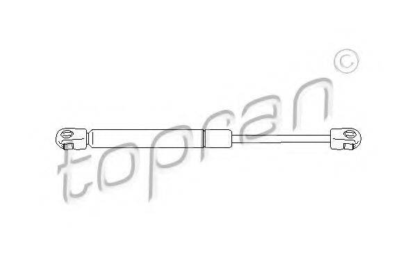TOPRAN 112058 Газова пружина, кришка багажника