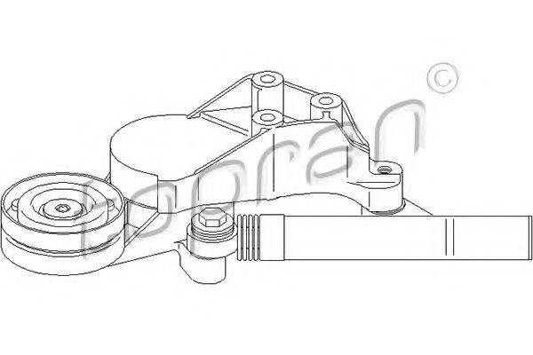 TOPRAN 109172 Натягувач ременя, клинового зубча