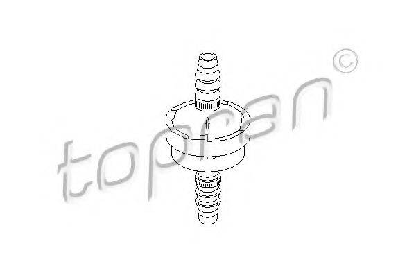 TOPRAN 112283 Клапан, керування повітря-впускається повітря