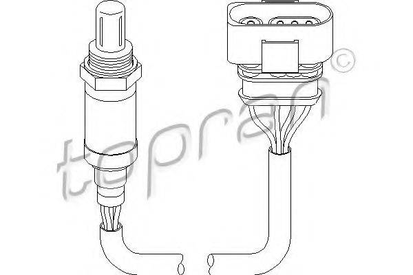 TOPRAN 112108 Лямбда-зонд