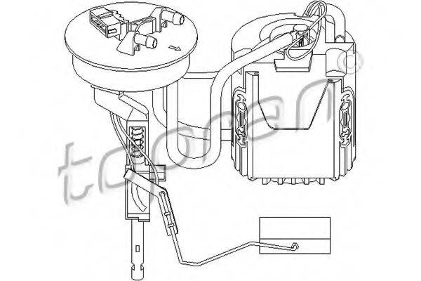 TOPRAN 107347 Паливний насос