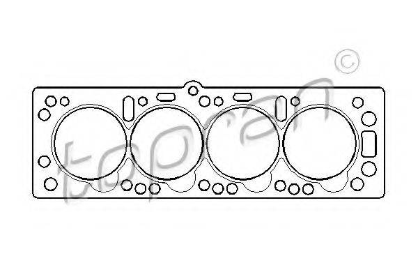 TOPRAN 201124 Прокладка, головка циліндра