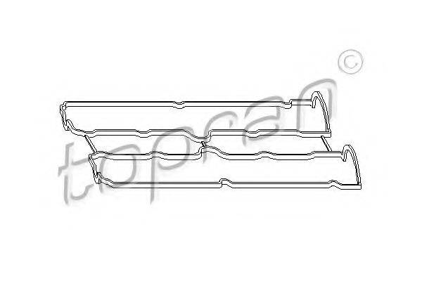 TOPRAN 206133 Прокладка, кришка головки циліндра